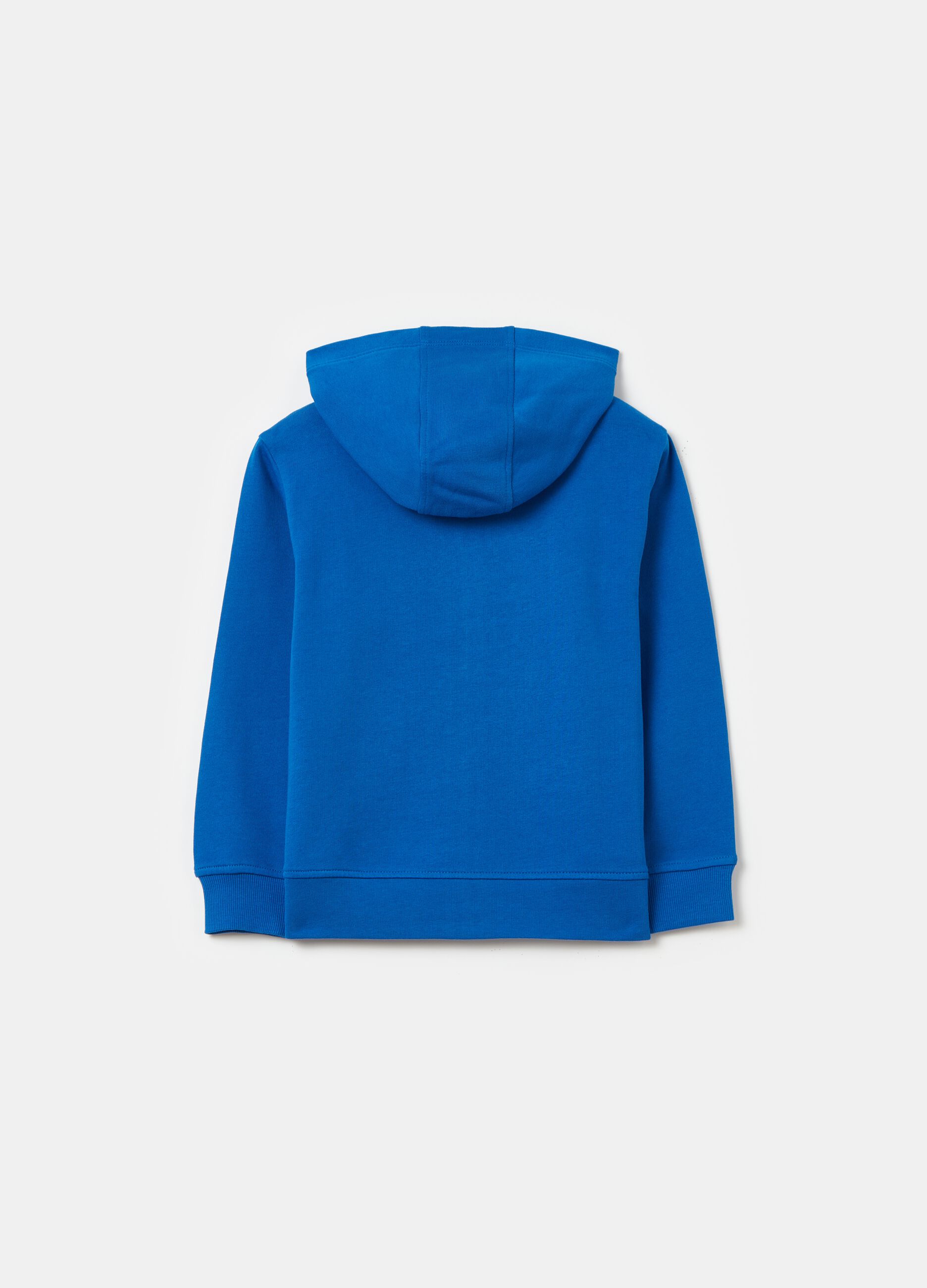 French terry full-zip hoodie