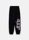 Fleece joggers with print_3