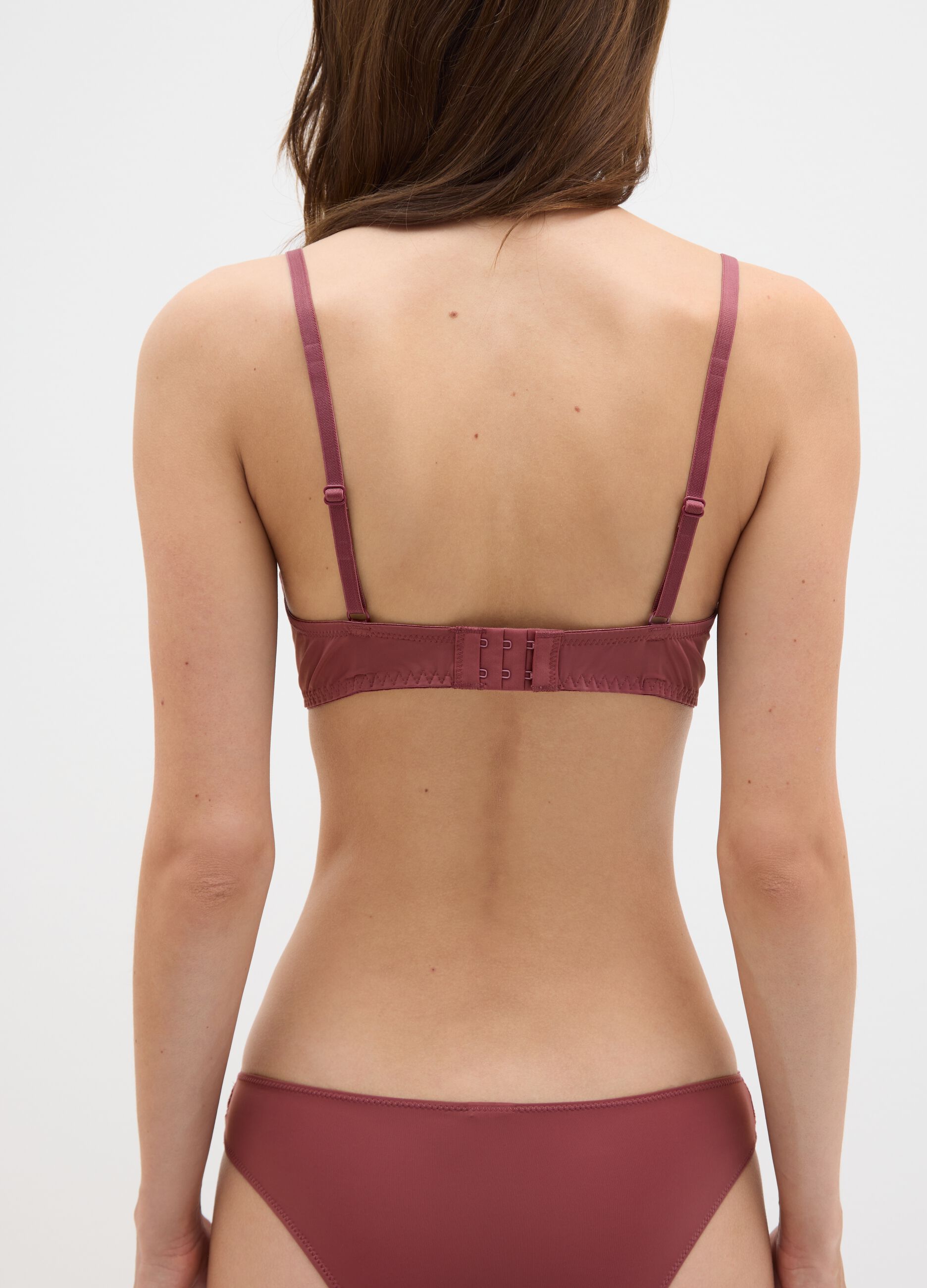 Bralette in lace with underwire