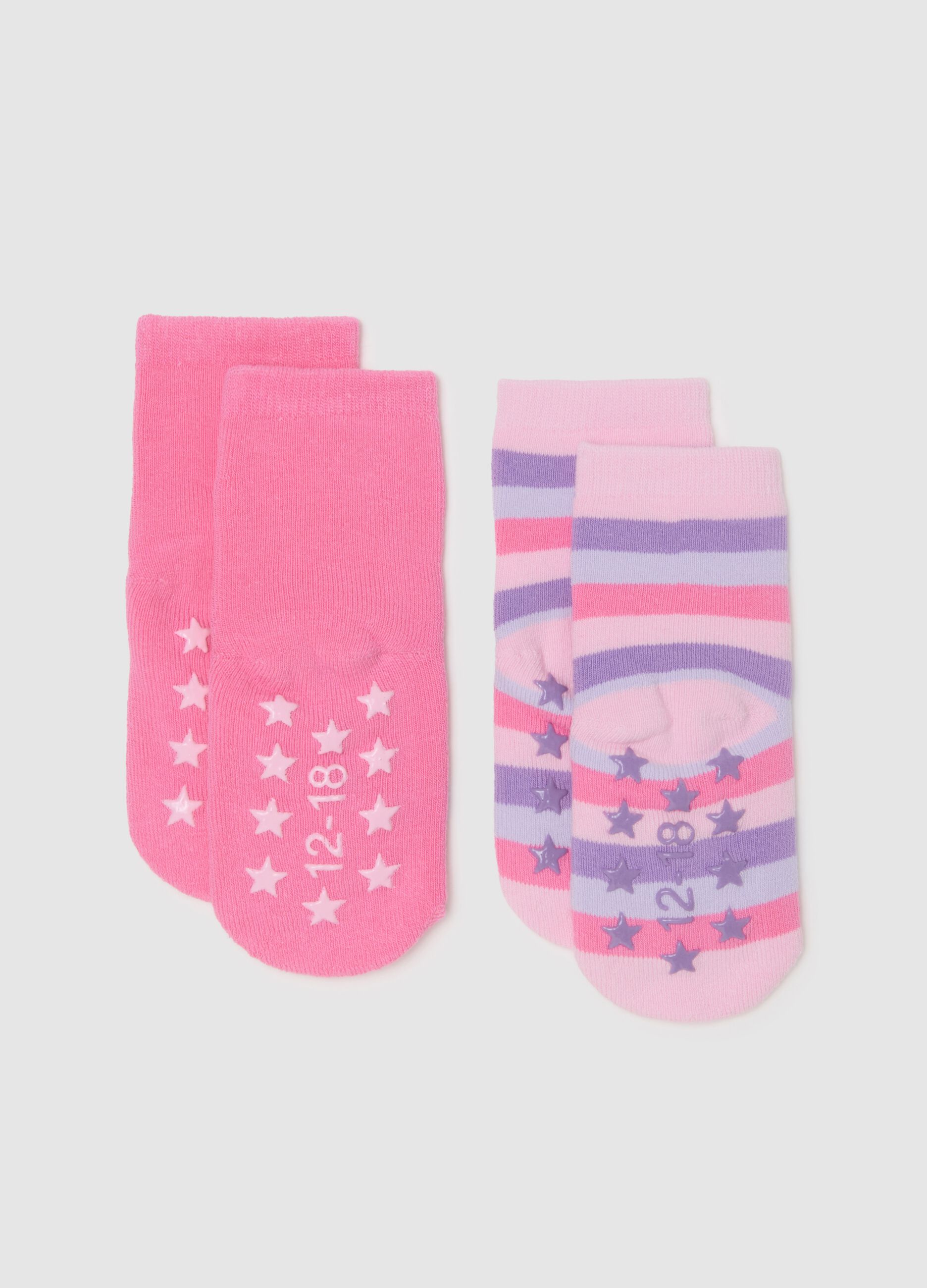 Girls' Multicolor Cotton Stretch Socks