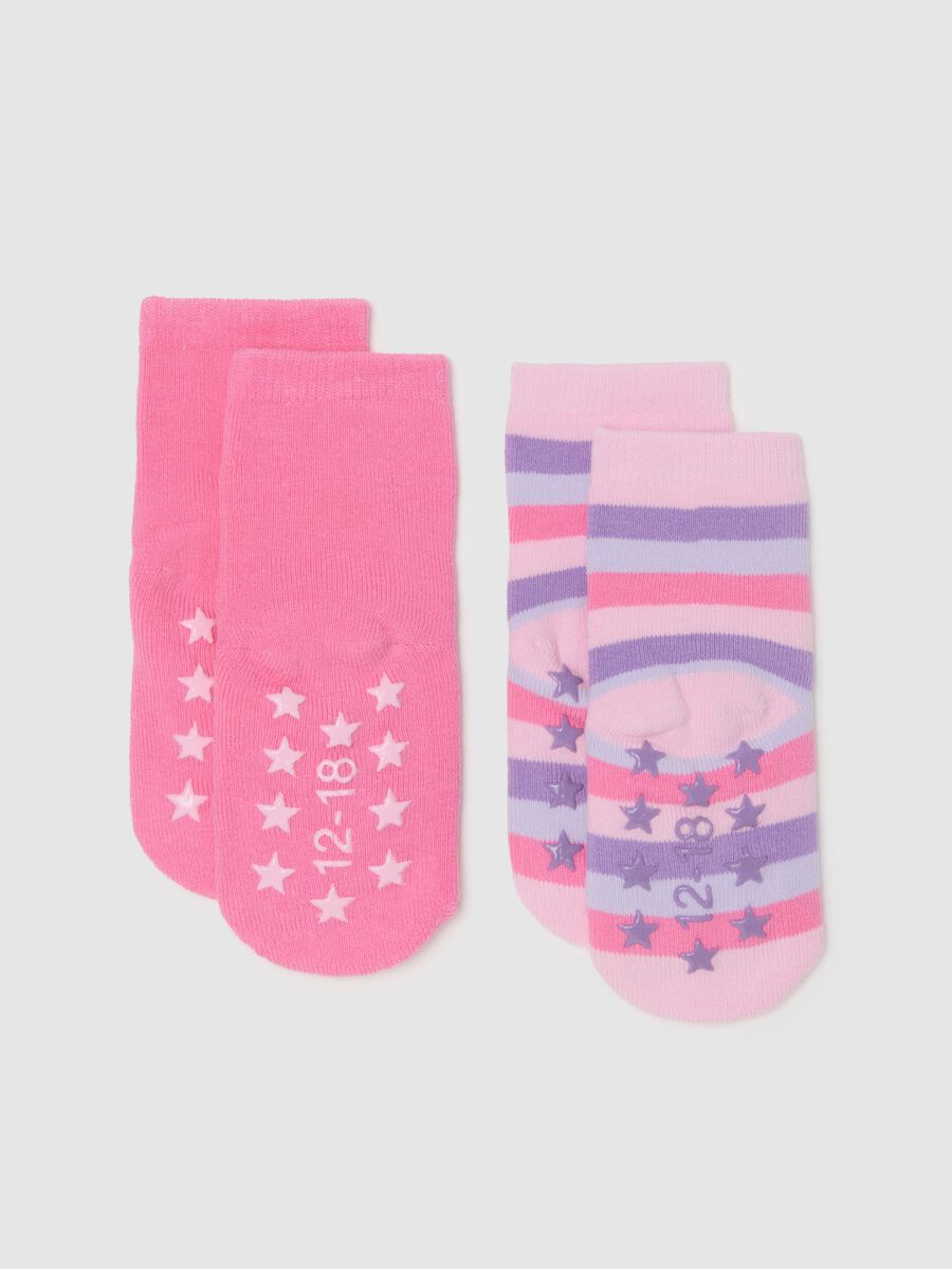 Girls' Multicolor Cotton Stretch Socks_1