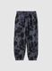 Kids' Regular Fit Multicolour Pure Cotton Tie-Dye Trousers_0