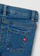 Slim fit floral denim jeans for girls_3