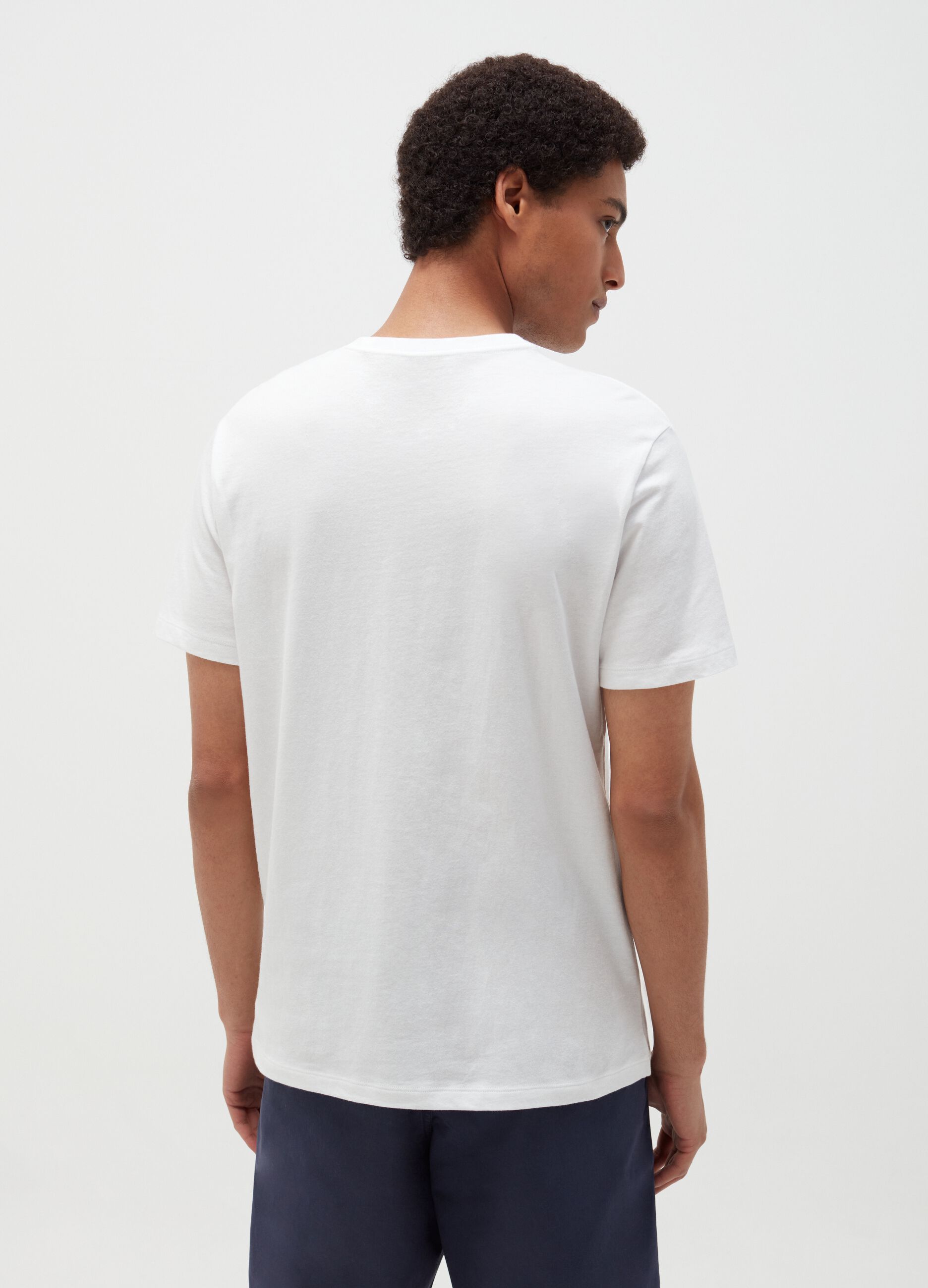 T-shirt in cotone stampa logo