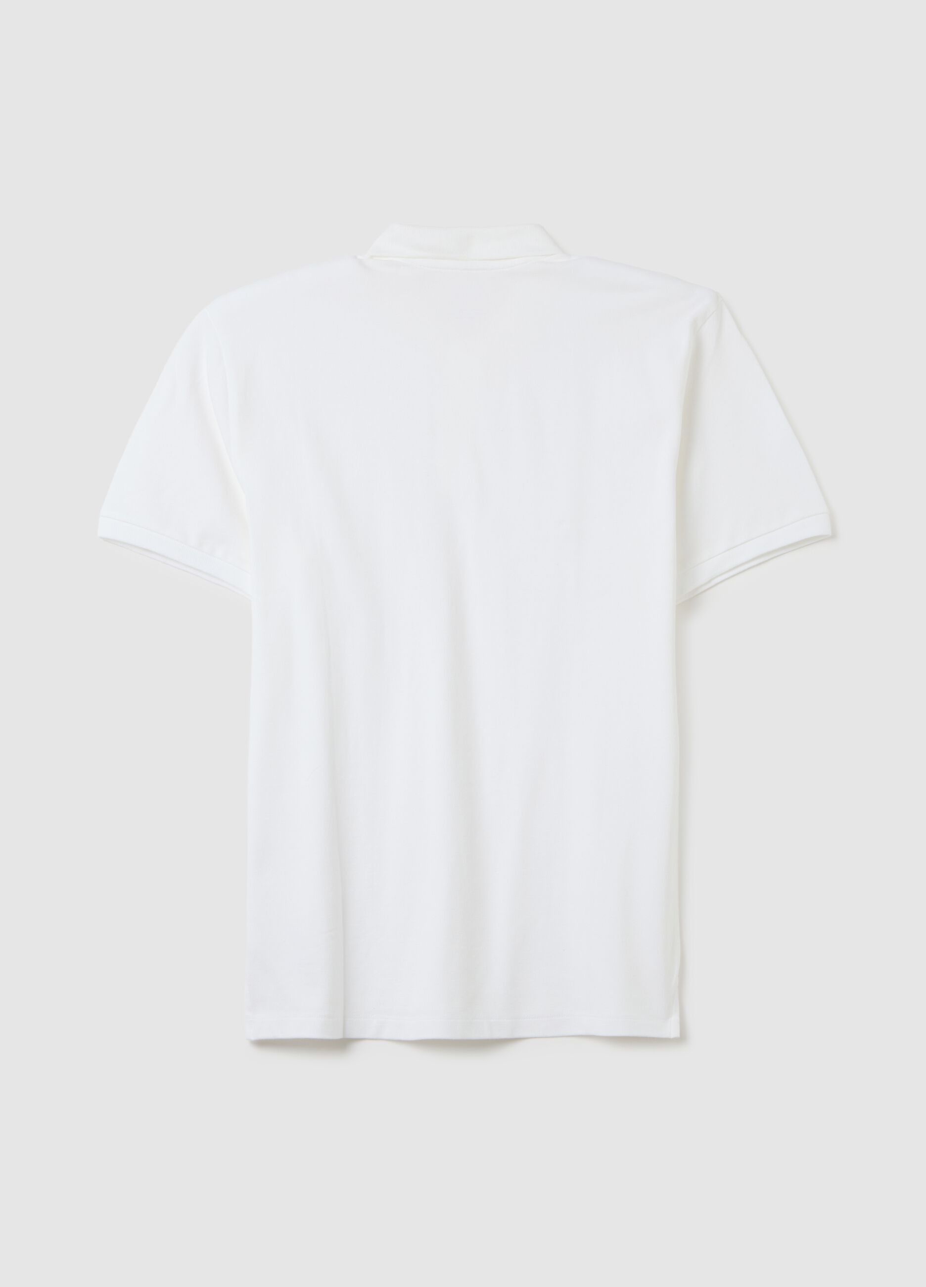 Stretch piquet polo shirt