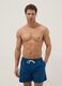 Blue regular-fit swim shorts with drawstring_0