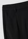 Straight Black Trousers with Elastic Waist_5
