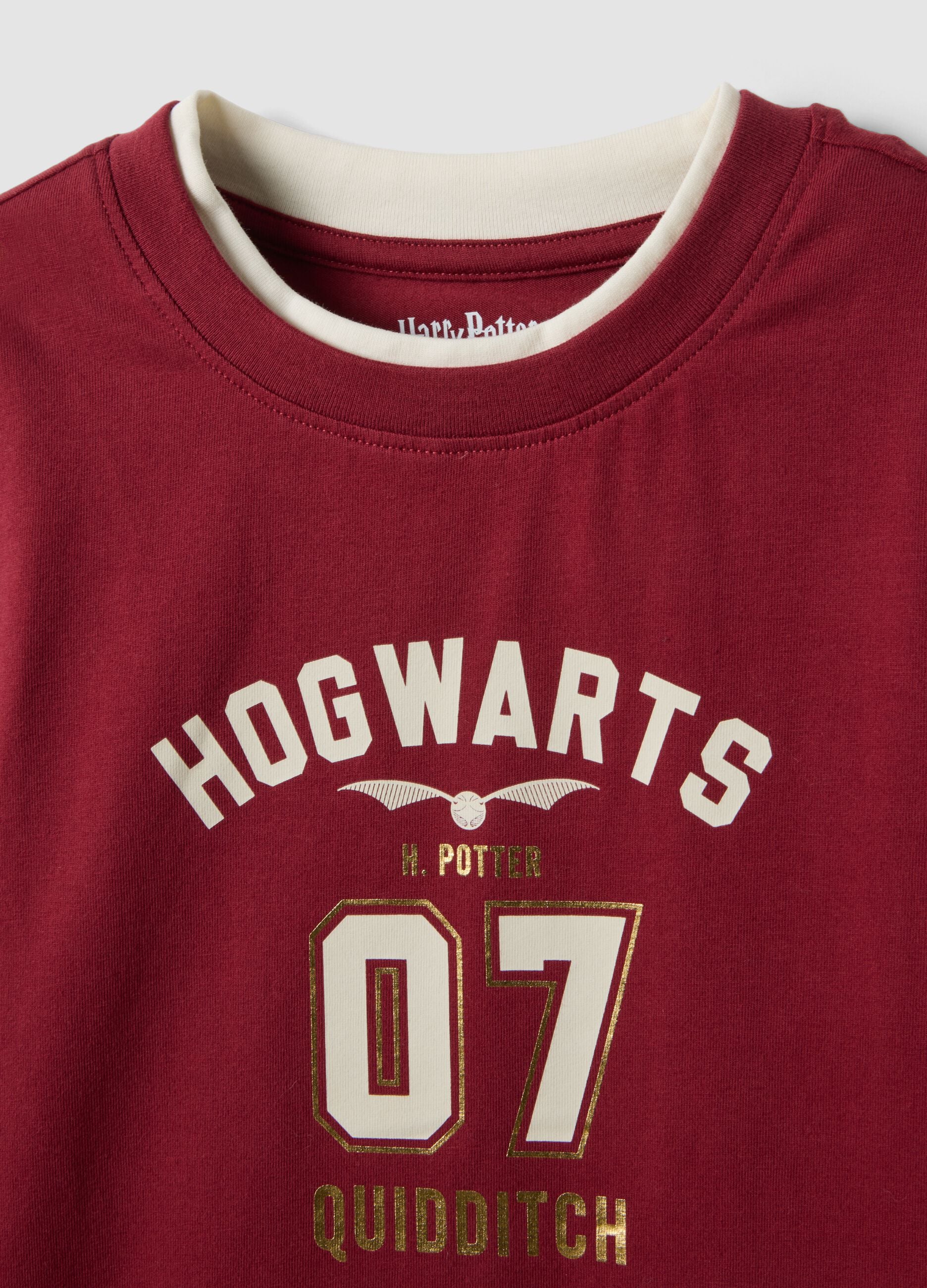 Red Harry Potter stretch cotton T-shirt