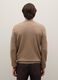 Beige crew neck pullover in pure cashmere regular fit_2