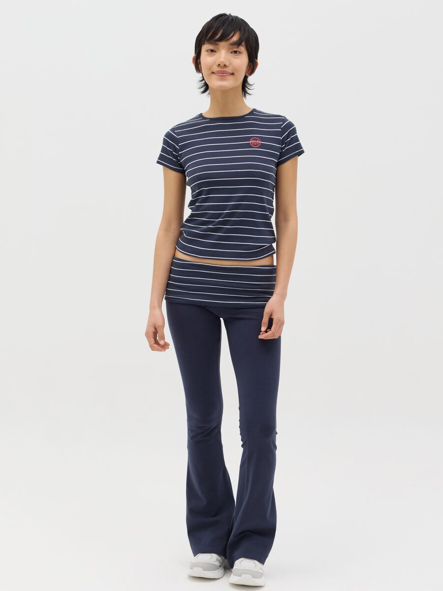T-shirt slim fit in cotone_1