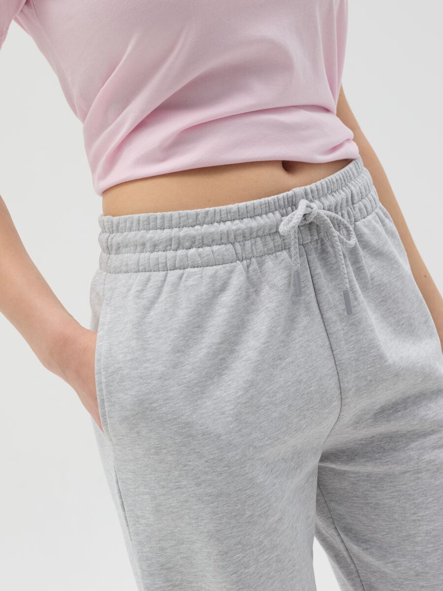 Essential joggers in fleece with drawstring_2