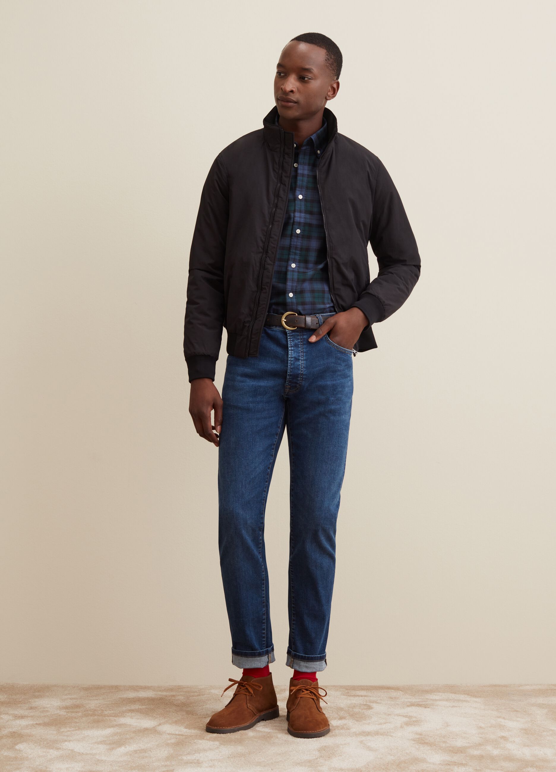 Bomber full-zip a collo alto_3
