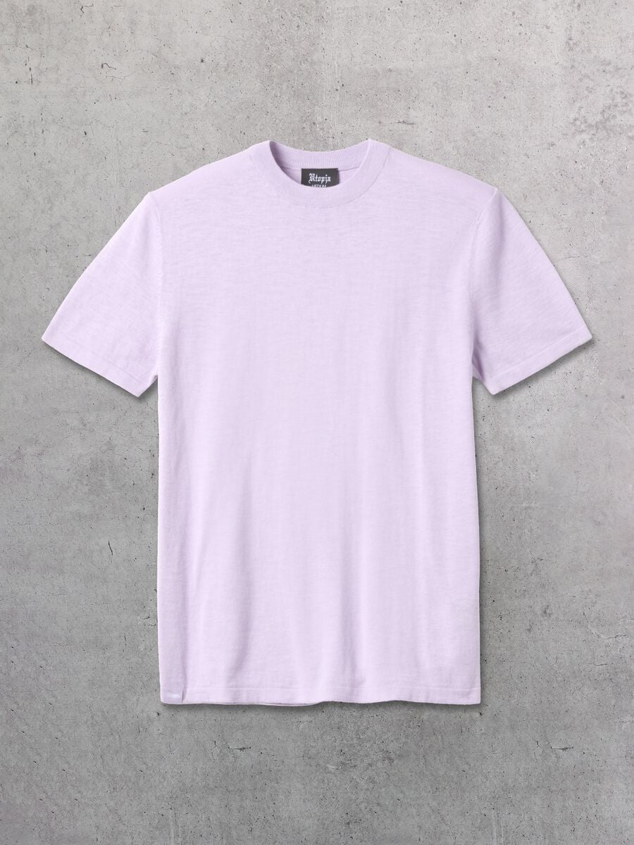 Knit T-shirt Pastel Lilac_4