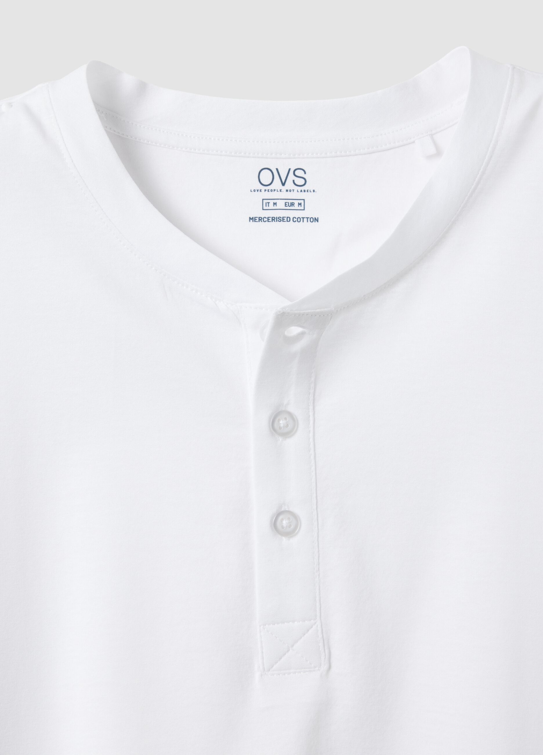 White pure cotton regular-fit T-shirt