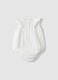 White baby body with ruffles in organic cotton blend_2
