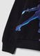 Black pure cotton hoodie with K‑Pop Demon Hunters print_3