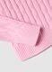 Pink pure cotton regular fit jumper with cable knit_5