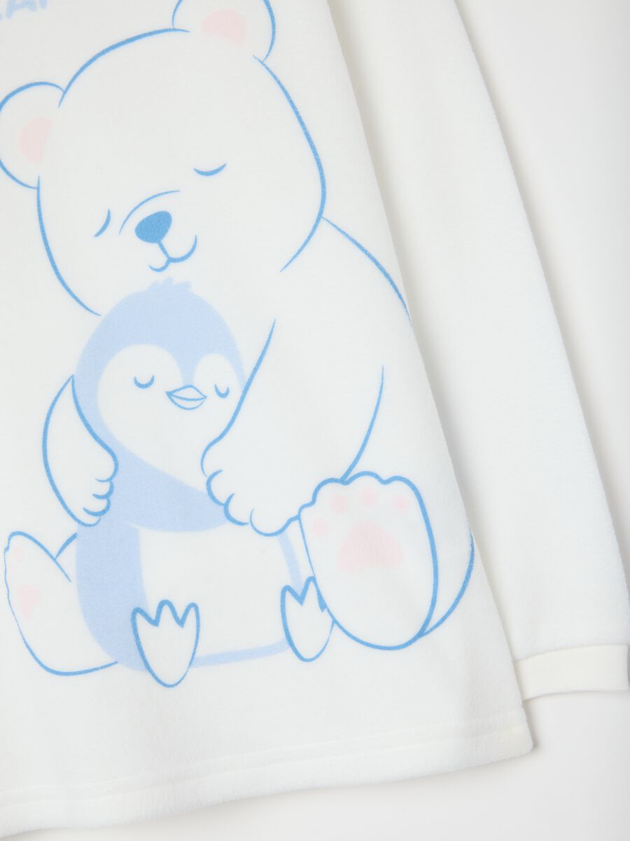 White pyjamas with bear print_2