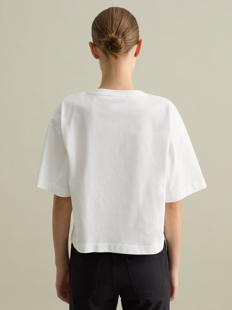White paisley print T-shirt_3