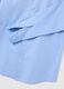 Men's pure cotton light blue shirt_5