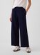 Cotton-blend palazzo trousers_1