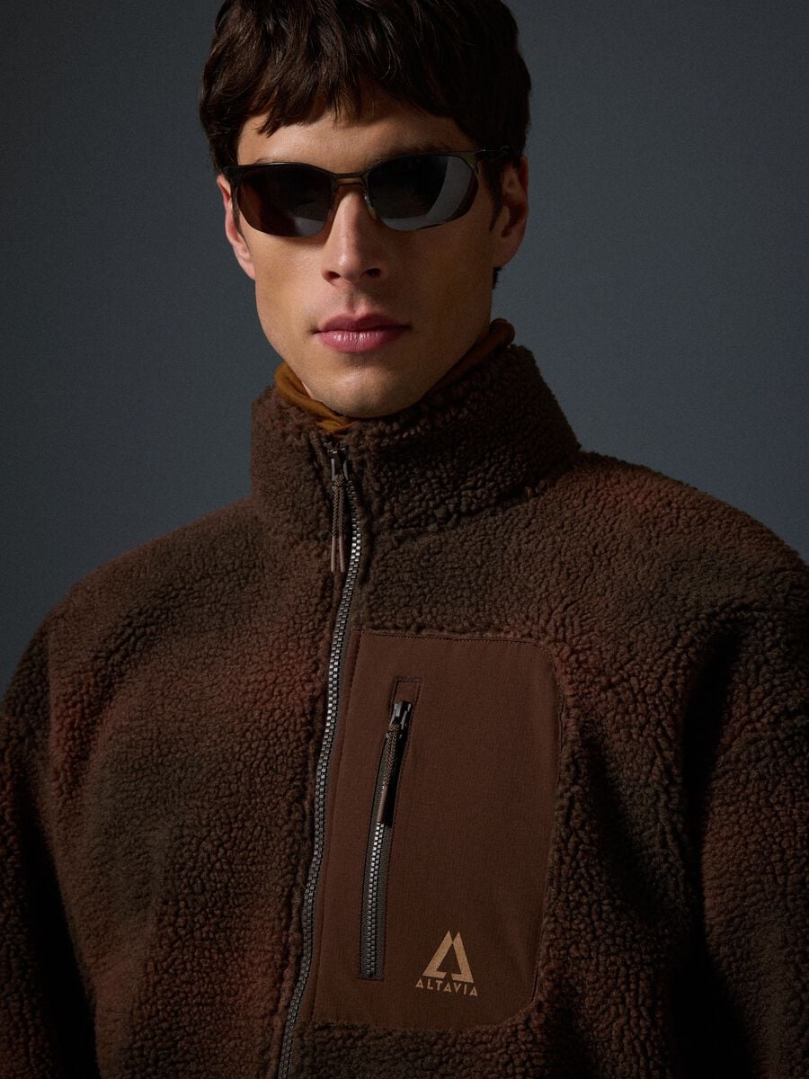 ALTAVIA WITH DEBORAH COMPAGNONI Sherpa Full-Zip Jacket_2