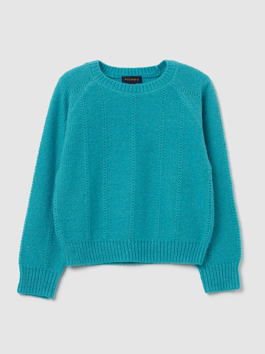 Pullover con trama pointelle_3