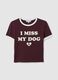 Bordeaux stretchy cotton women's T-shirt_4