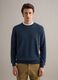 Blue Cotton Jumper, Regular Fit_0