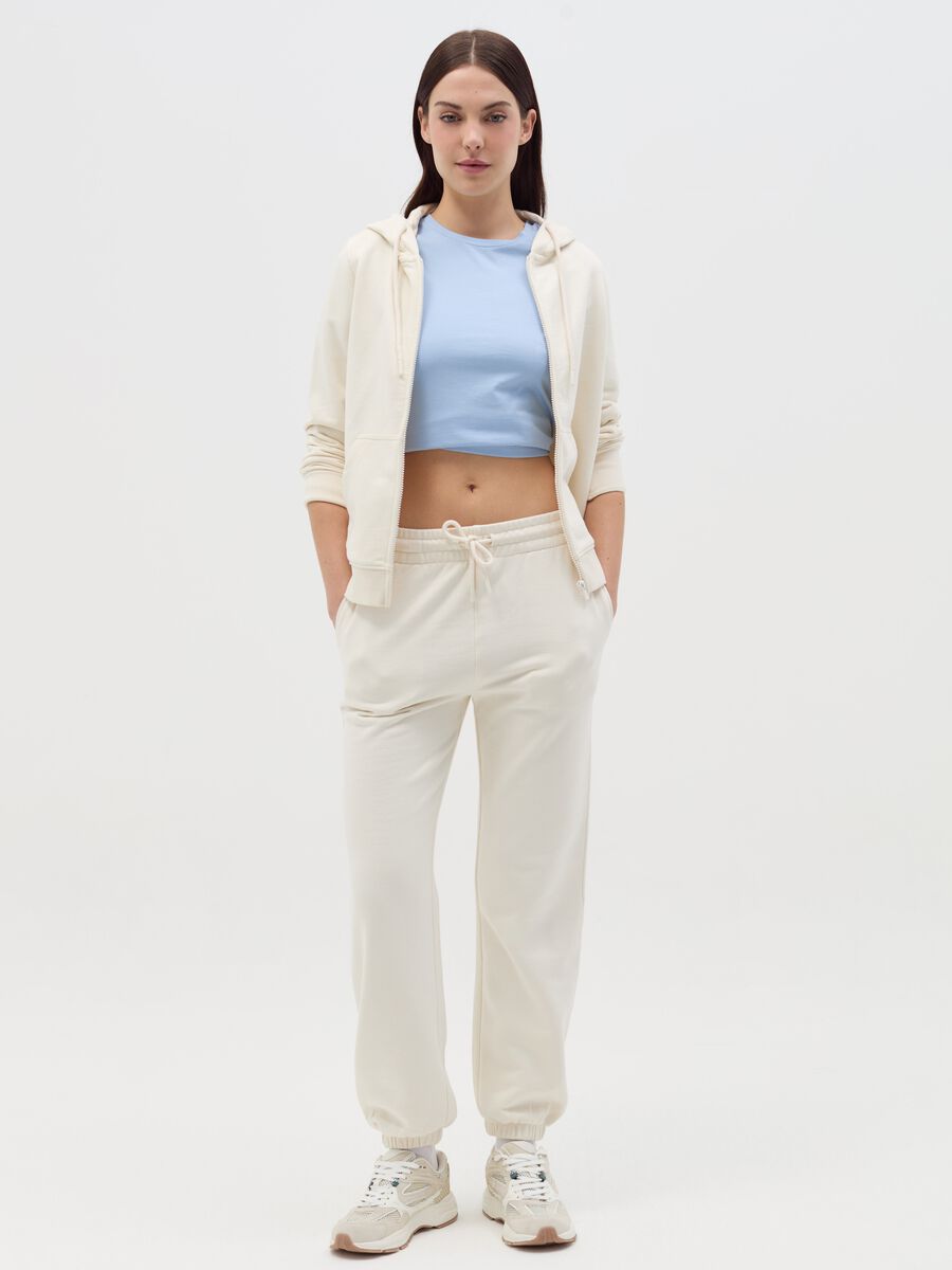 Essential joggers in fleece with drawstring_0