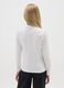 Girls' white cotton stretch regular fit top_1