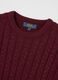 Red pullover with jacquard knit_5