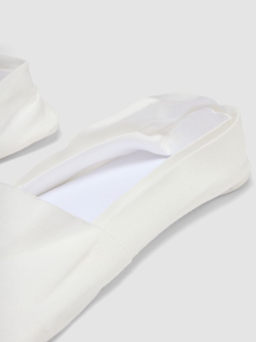 2-pack of white organic cotton invisible socks_2