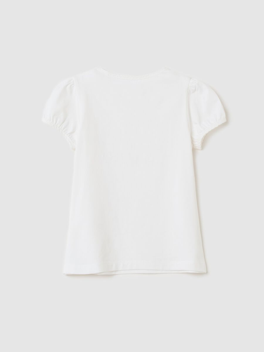 T-shirt con strass e applicazione farfalle_1