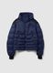 Blue padded jacket regular fit_4