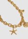 Multicolour gold-plated steel necklace with charms_2