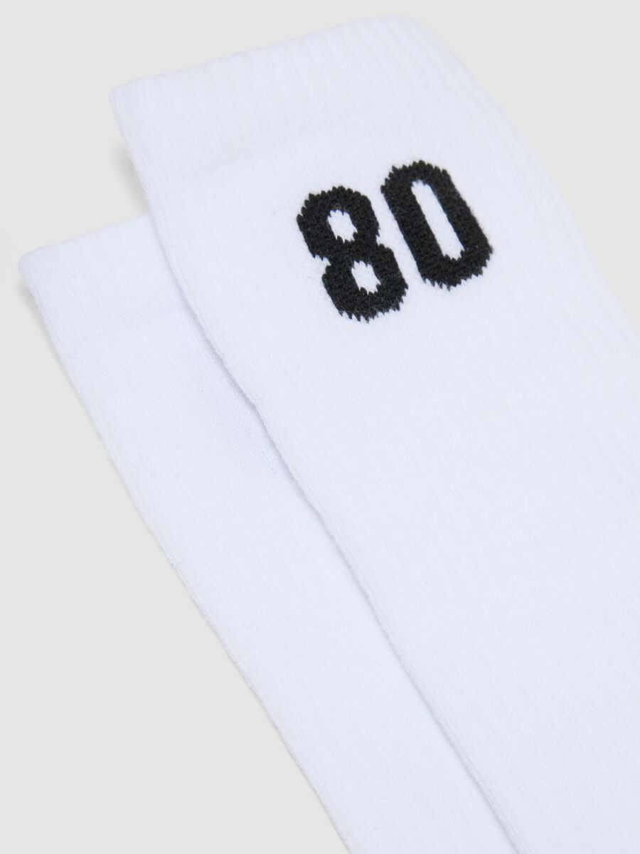 Tripack di calze sportive bianche in cotone organico elasticizzato_2
