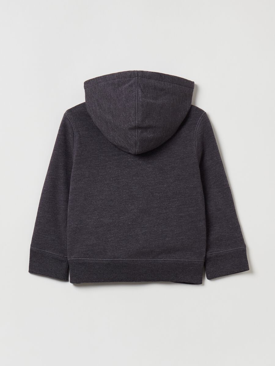 Full-zip plush hoodie_1