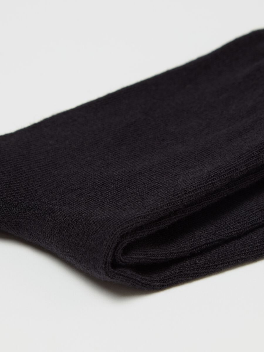Two-pair pack short socks with wavy edging_2