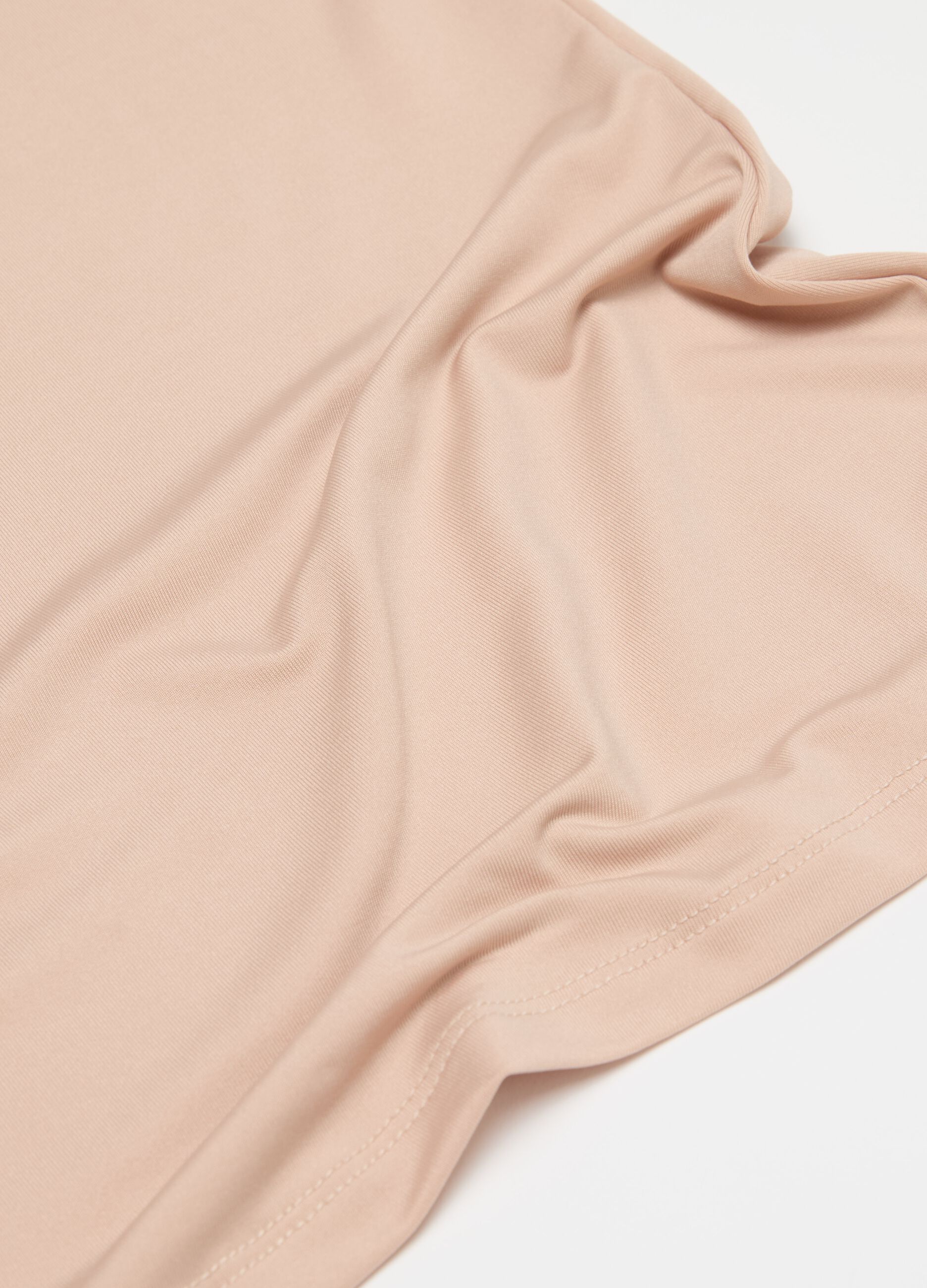 Microfibre vest with V neck