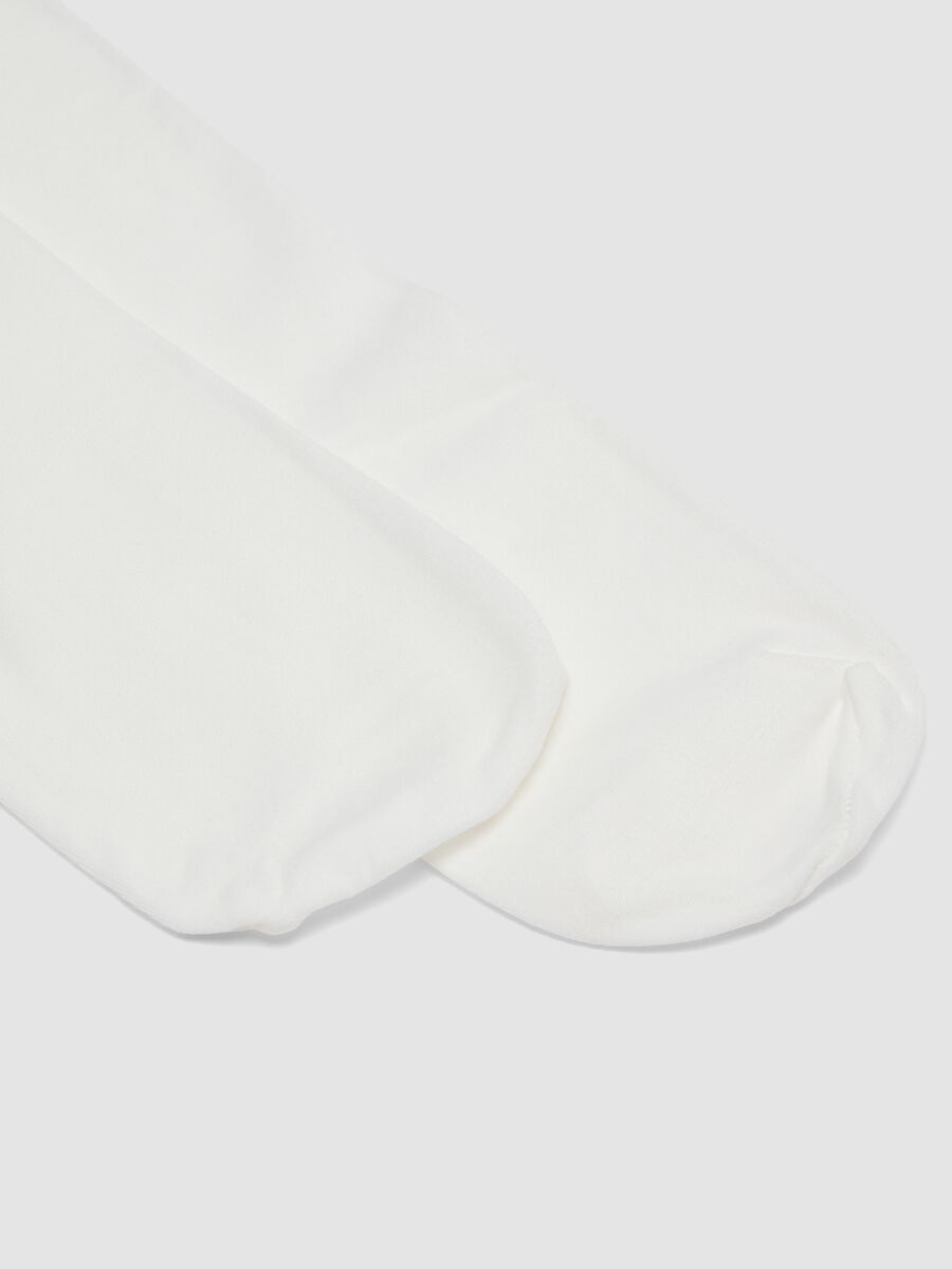 2-pack blush pink and white stretch tights_2