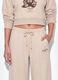 Beige cotton-blend straight-fit joggers_4