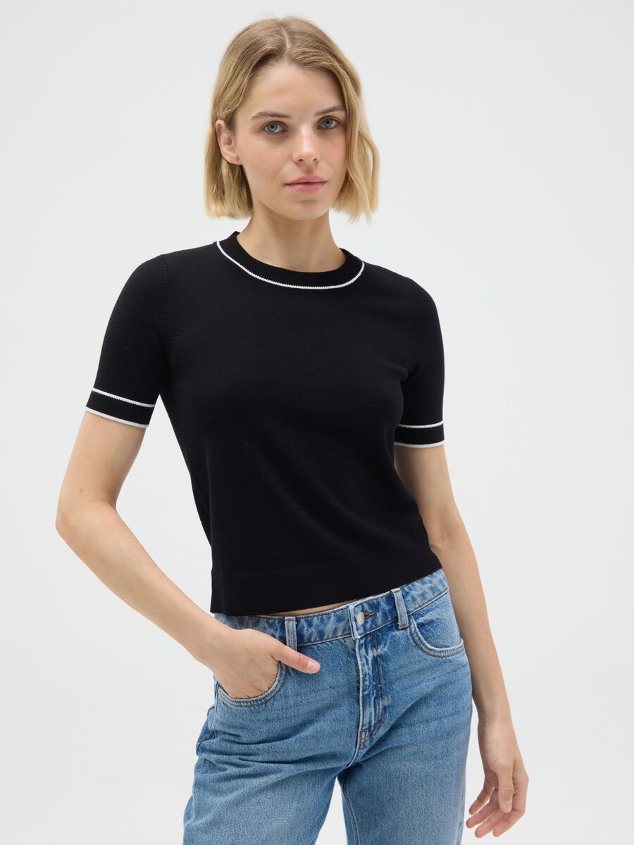 Women's Multicolour Viscose Blend Regular Fit Jumper_0
