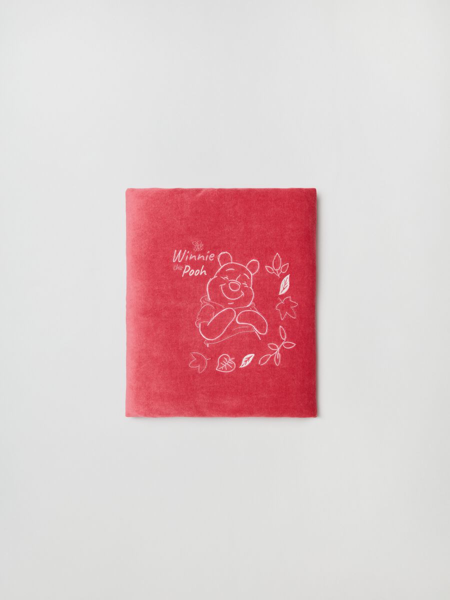 Coperta in velour con ricamo Winnie the Pooh_0