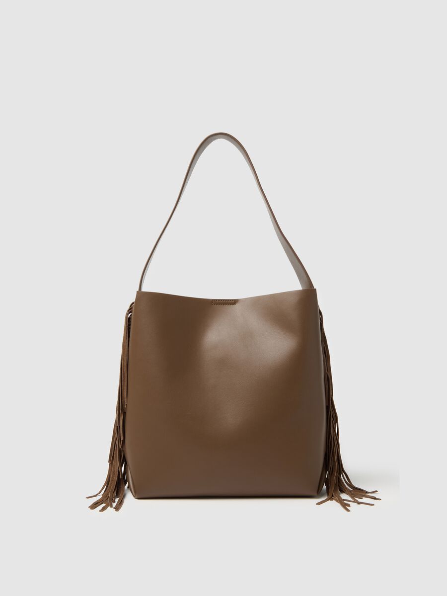 Brown Fringe Bag_0
