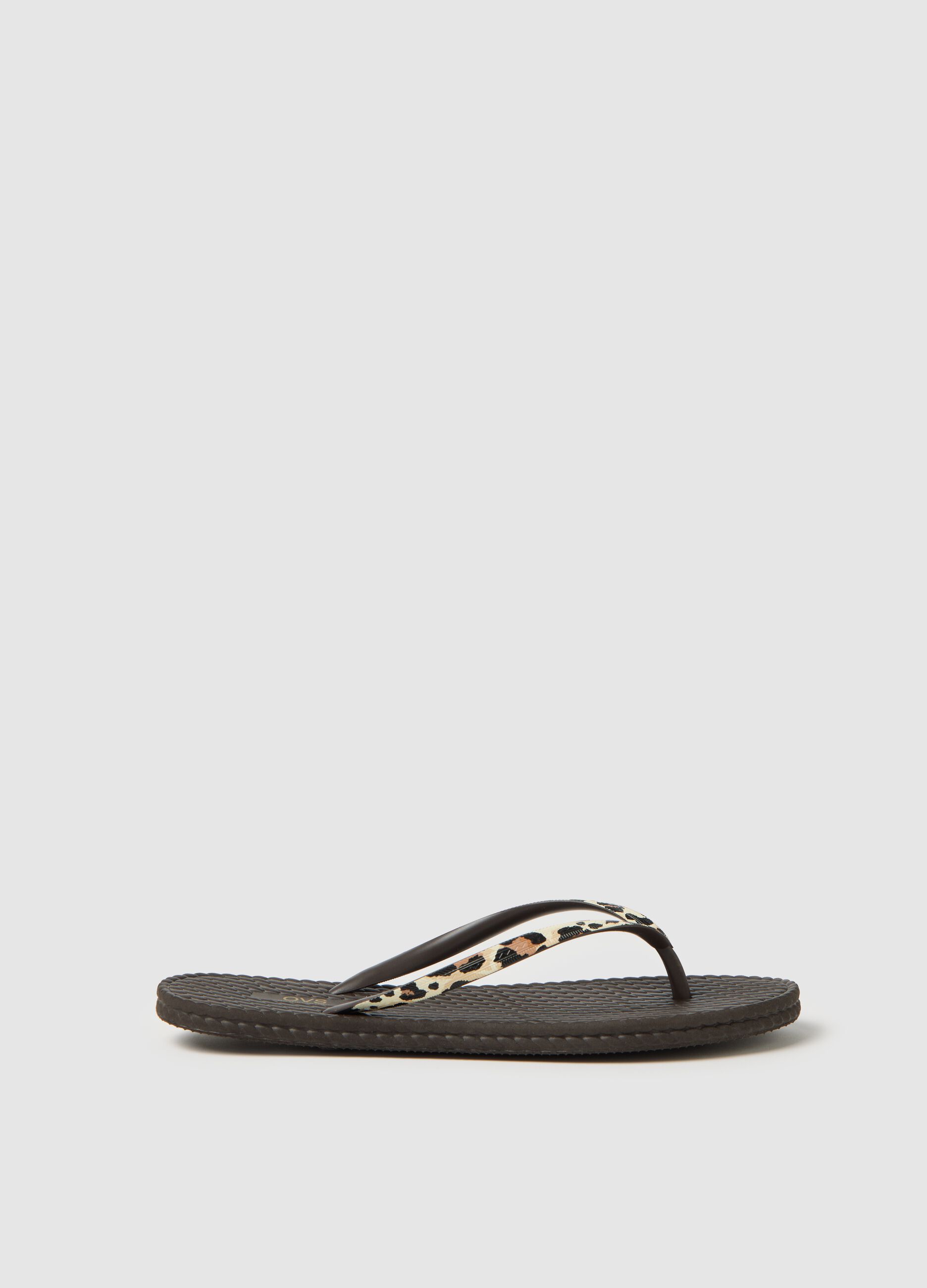Women's multicoloured flip-flops