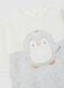 Grey cotton blend baby romper_2