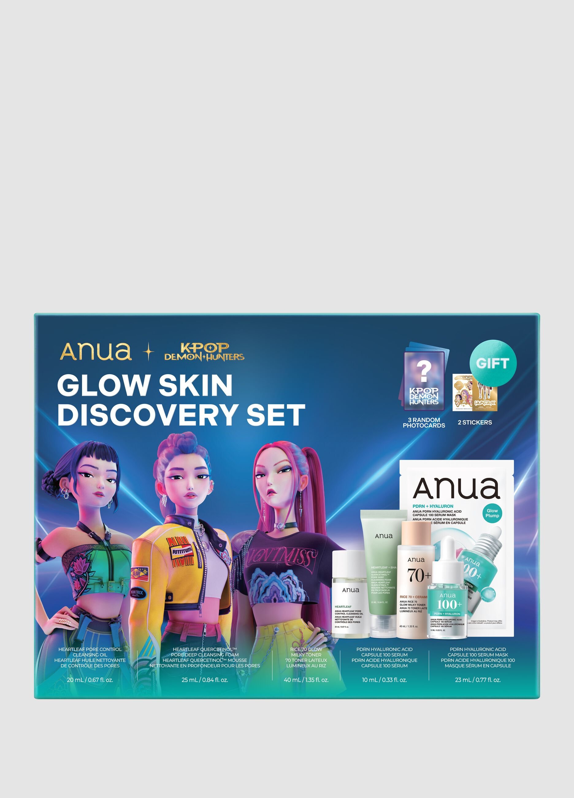 Glow Skin Discovery Set | Anua K-Pop Demon Hunters