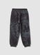 Pantaloni jogger neri in misto cotone con stampa MARVEL Spider-Man_1
