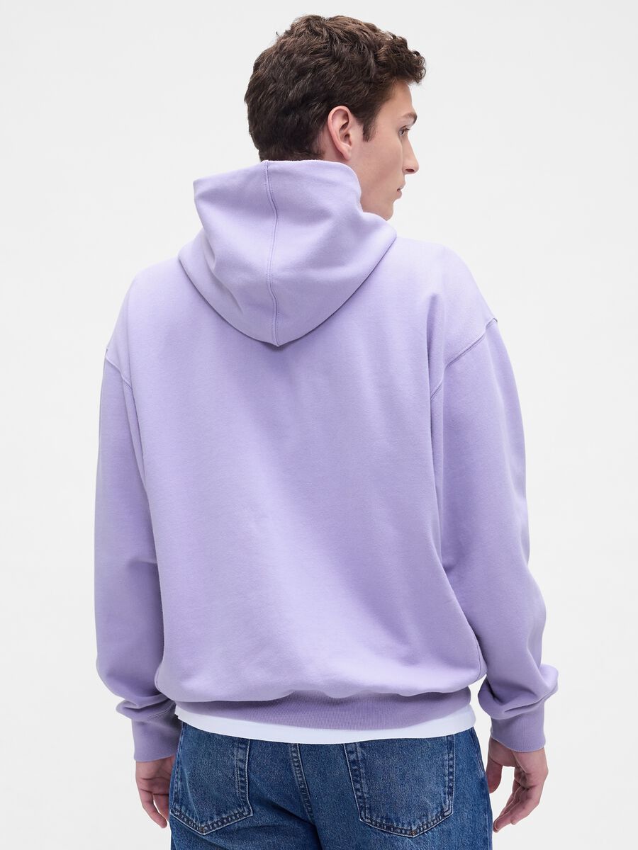 Purple Hooded Sweatshirt GAP_2